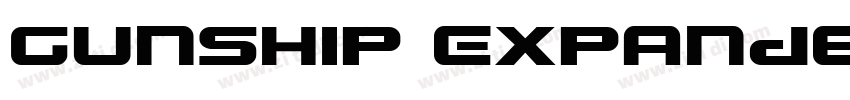 Gunship Expanded字体转换